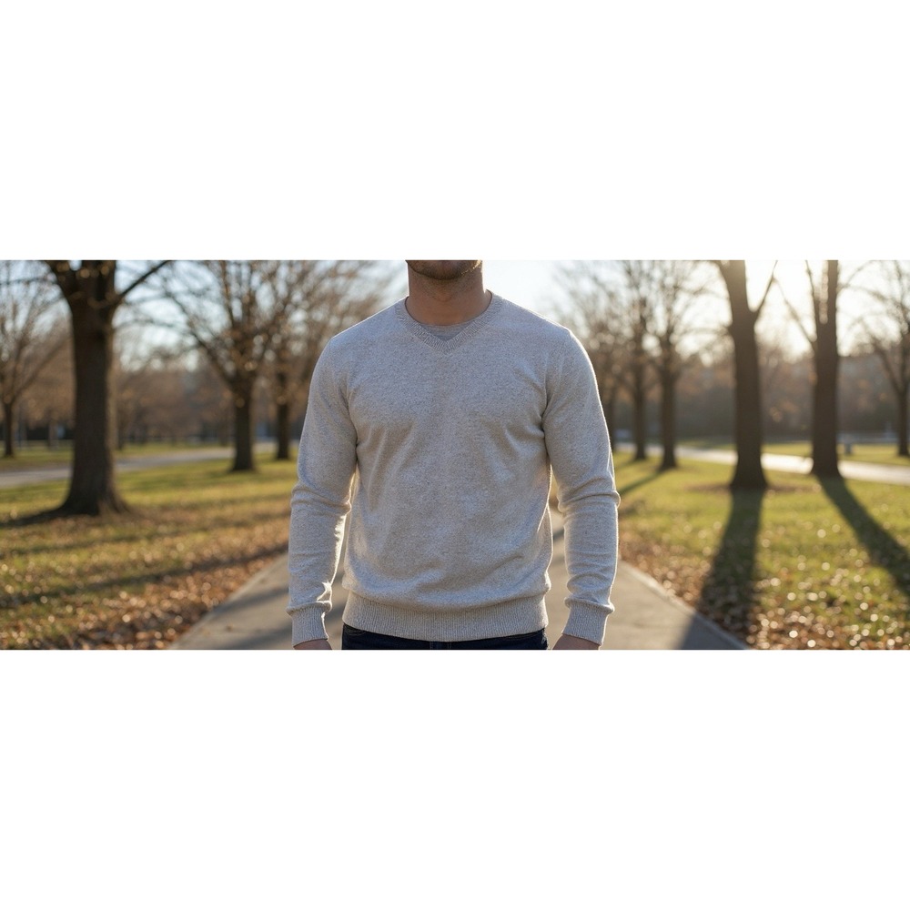 Tommy Hilfiger Gray Casual‎ Long Sleeve Pullover Sweater Shirt Size Large L